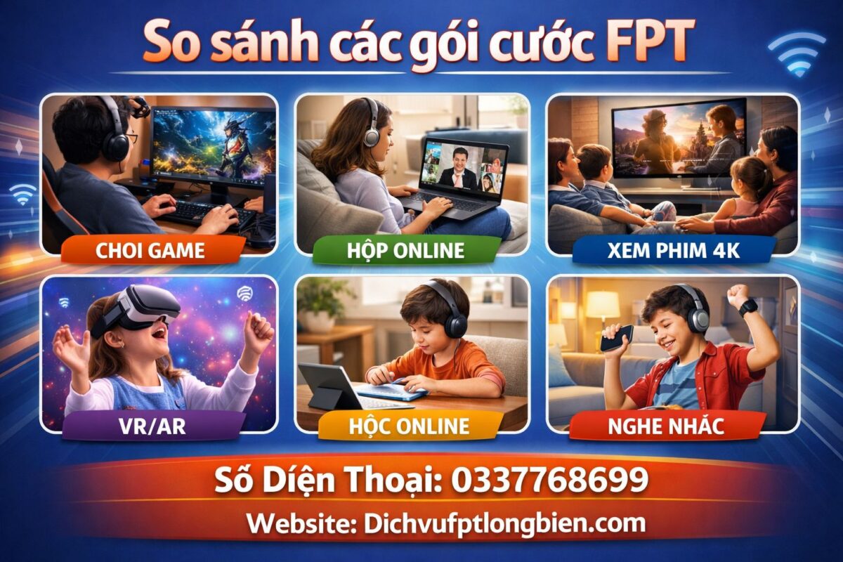 So sánh các gói cước FPT